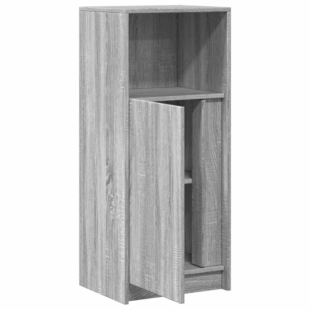 LED-Sideboard Grau Sonoma 42,5x34x100 cm Holzwerkstoff