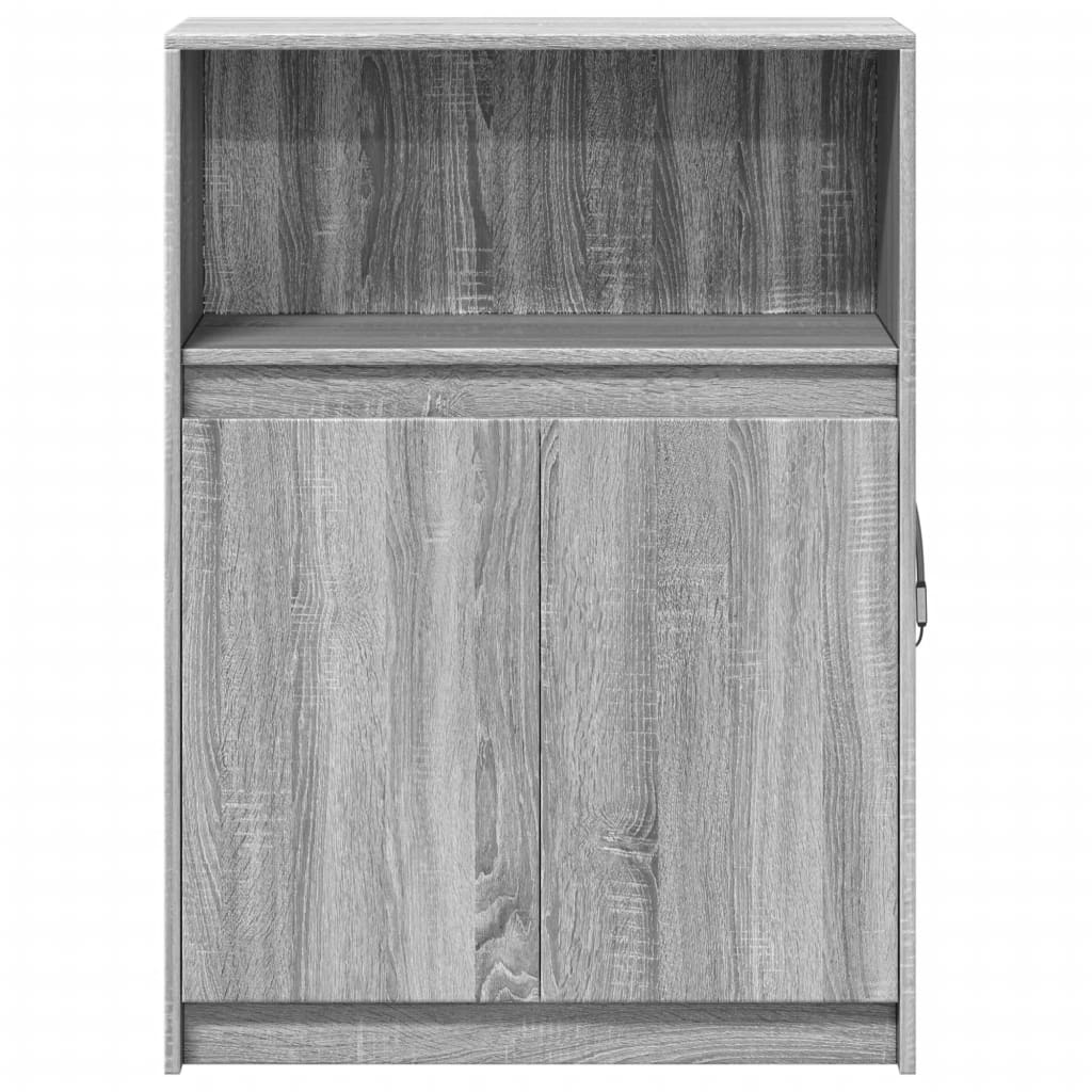 Sideboard mit LED Grau Sonoma 72x34x100 cm Holzwerkstoff