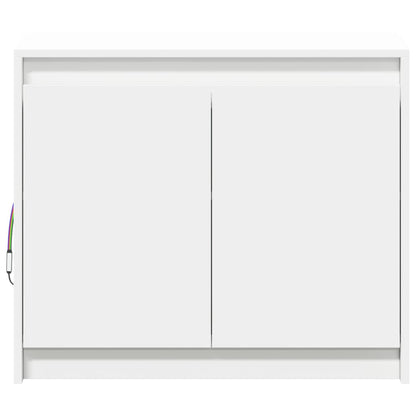 LED-Sideboard Weiß 72x34x61 cm Holzwerkstoff