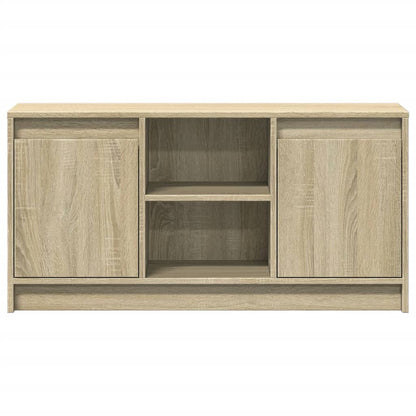 TV-Schrank mit LED-Beleuchtung Sonoma-Eiche 100x34x50 cm