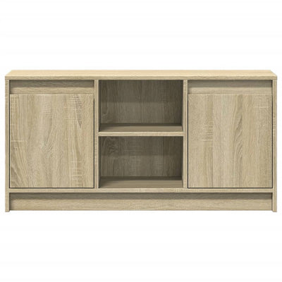 TV-Schrank mit LED-Beleuchtung Sonoma-Eiche 100x34x50 cm