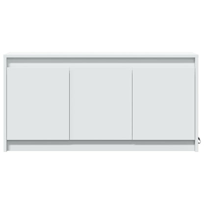 TV-Schrank mit LED-Beleuchtung Weiß 100x34x50 cm Holzwerkstoff