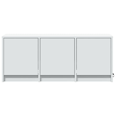 TV-Schrank mit LED-Beleuchtung Weiß 97x34x40 cm Holzwerkstoff