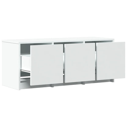 TV-Schrank mit LED-Beleuchtung Weiß 97x34x40 cm Holzwerkstoff