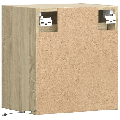 TV-Wandschrank mit LED-Beleuchtung Sonoma 41x31x45 cm