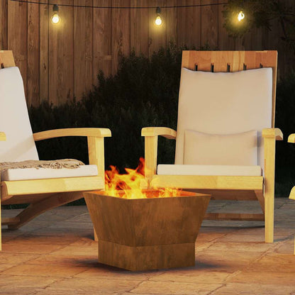 Feuerstelle Braun 40 x 40 x 35 cm Stahl