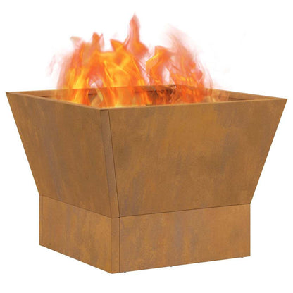 Feuerstelle Braun 40 x 40 x 35 cm Stahl