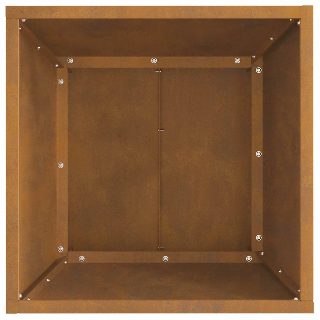 Feuerstelle Braun 40 x 40 x 35 cm Stahl
