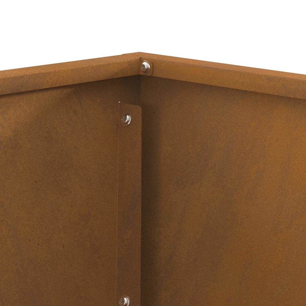 Feuerstelle Braun 60 x 60 x 35 cm Stahl