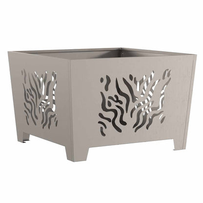 Feuerstelle Braun 60 x 60 x 40 cm Stahl