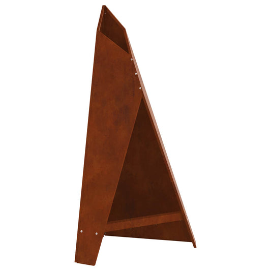 Braciere Braun 58 x 40 x 100 cm in acciaio resistente alle intemperie