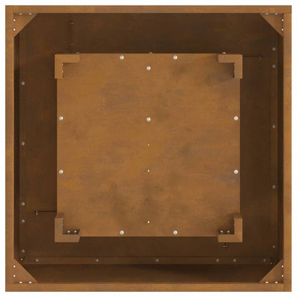 Feuerstelle Braun 60 x 60 x 30 cm Stahl