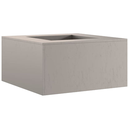 Braciere Braun 80 x 80 x 40 cm in acciaio resistente alle intemperie