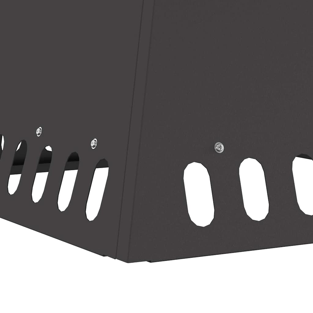 Feuerstelle Schwarz 48 x 48 x 40 cm Stahl