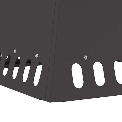 Feuerstelle Schwarz 48 x 48 x 40 cm Stahl