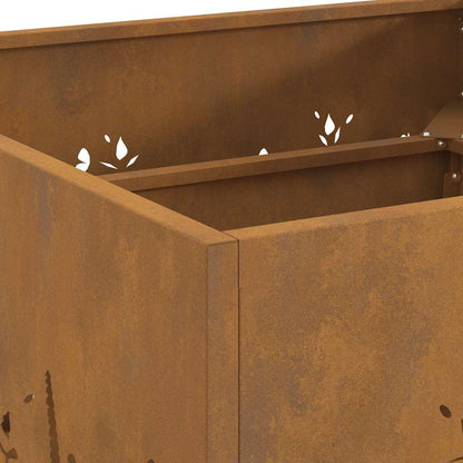 Feuerstelle Braun 60 x 60 x 30 cm Stahl