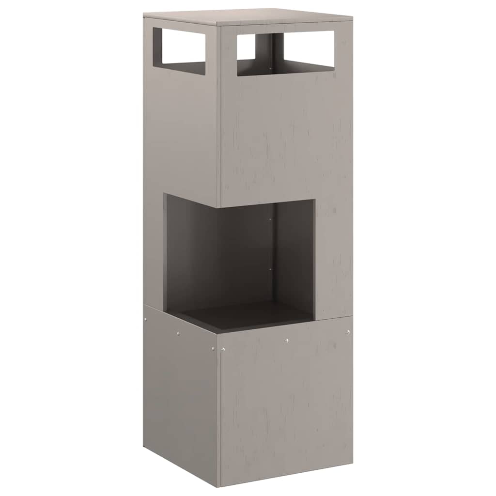 Feuerstelle Braun 35 x 35 x 100 cm Stahl