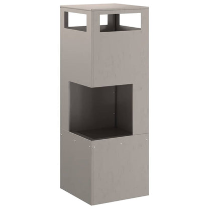 Feuerstelle Braun 35 x 35 x 100 cm Stahl