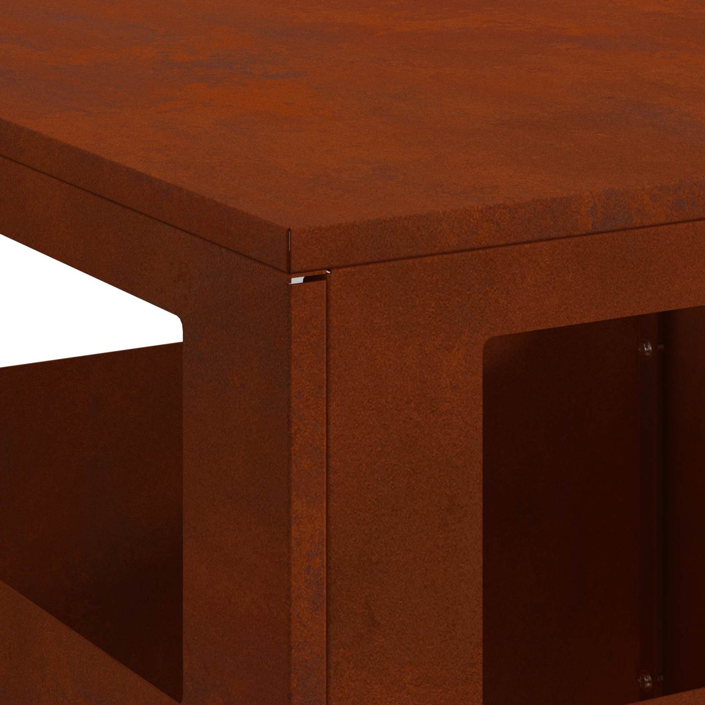 Braciere Braun 50 x 50 x 100 cm in acciaio