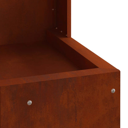 Braciere Braun 50 x 50 x 100 cm in acciaio