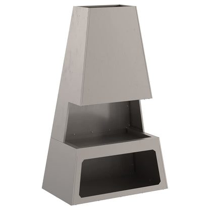 Feuerstelle Braun 60 x 35 x 100 cm Stahl