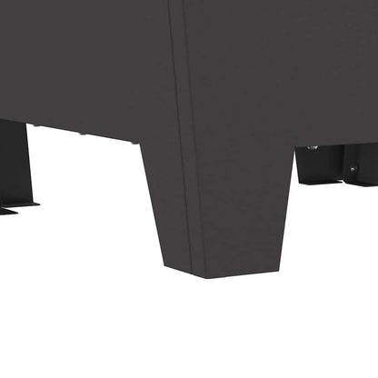 Feuerstelle Schwarz 50 x 50 x 38 cm Stahl