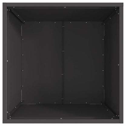 Feuerstelle Schwarz 50 x 50 x 38 cm Stahl