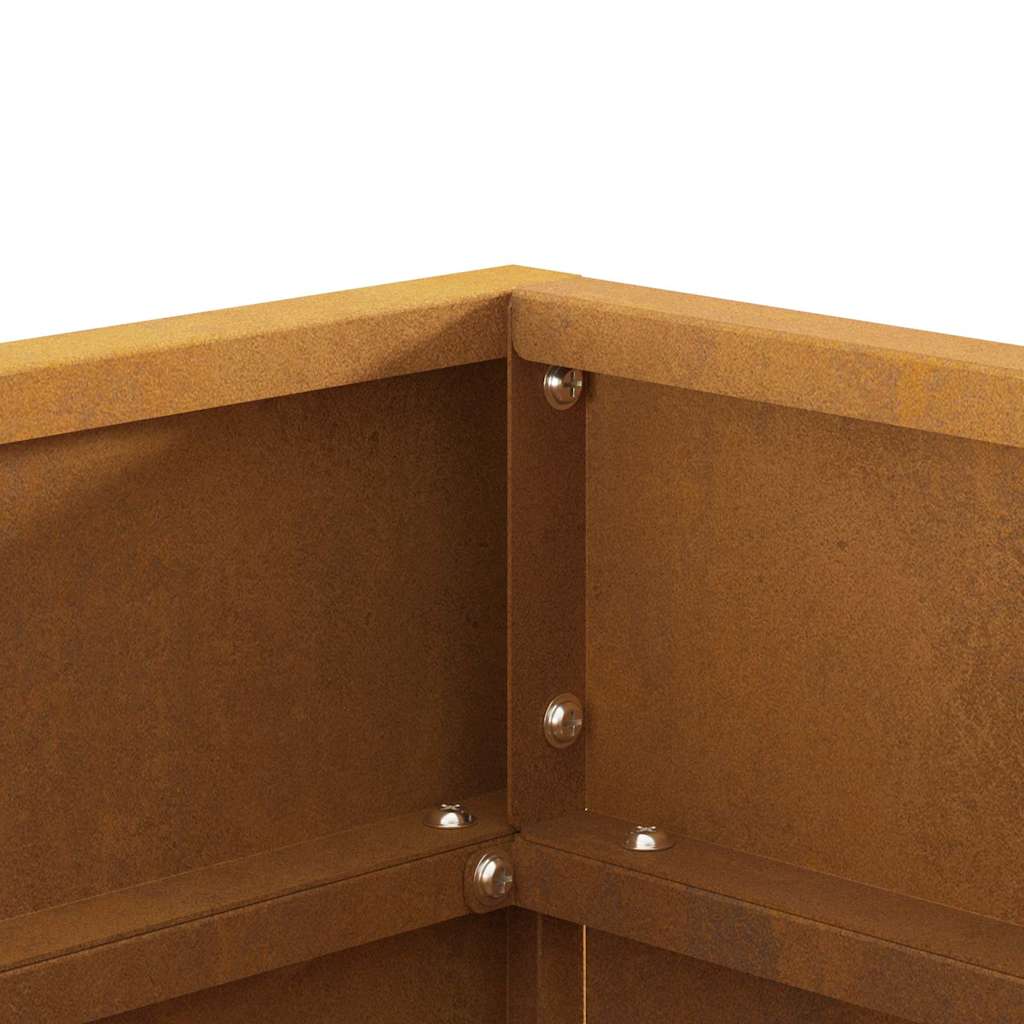 Feuerstelle Braun 50 x 50 x 38 cm Stahl