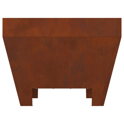 Braciere Braun 50 x 50 x 38 cm in acciaio resistente alle intemperie