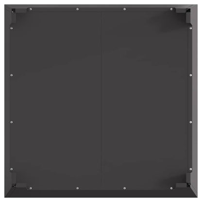 Feuerstelle Schwarz 80 x 80 x 43 cm Stahl
