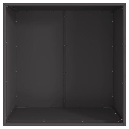 Feuerstelle Schwarz 80 x 80 x 43 cm Stahl