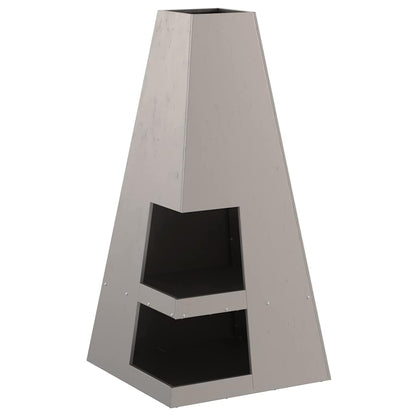 Feuerstelle Braun 50 x 50 x 100 cm Stahl