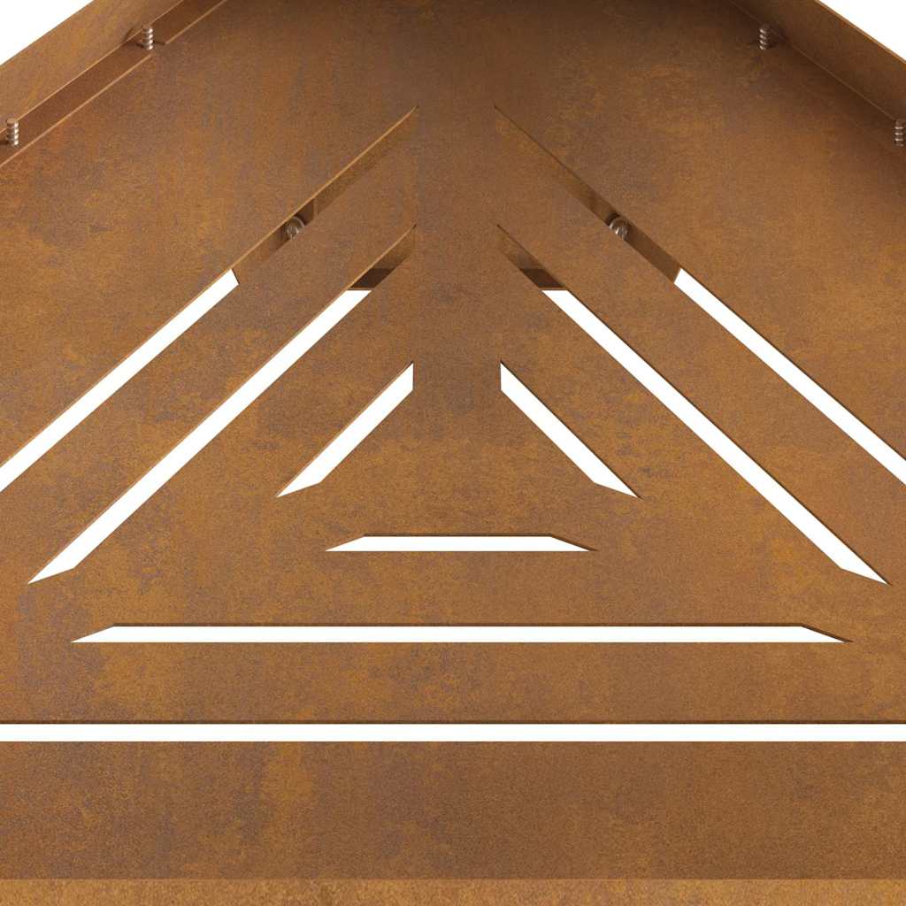 Feuerstelle Braun 50 x 43 x 52 cm Stahl