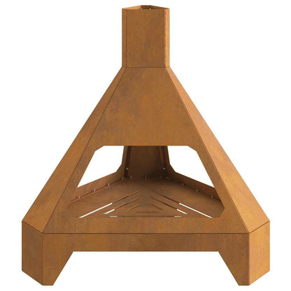 Feuerstelle Braun 50 x 43 x 52 cm Stahl