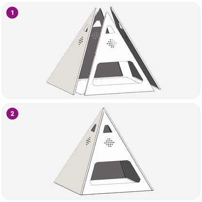 Feuerplatz Braun 50 x 50 x 51 cm Witterungsbeständiger Stahl