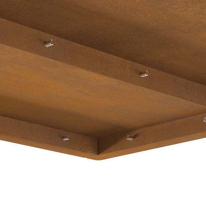 Feuerstelle Braun 60 x 60 x 30 cm Stahl