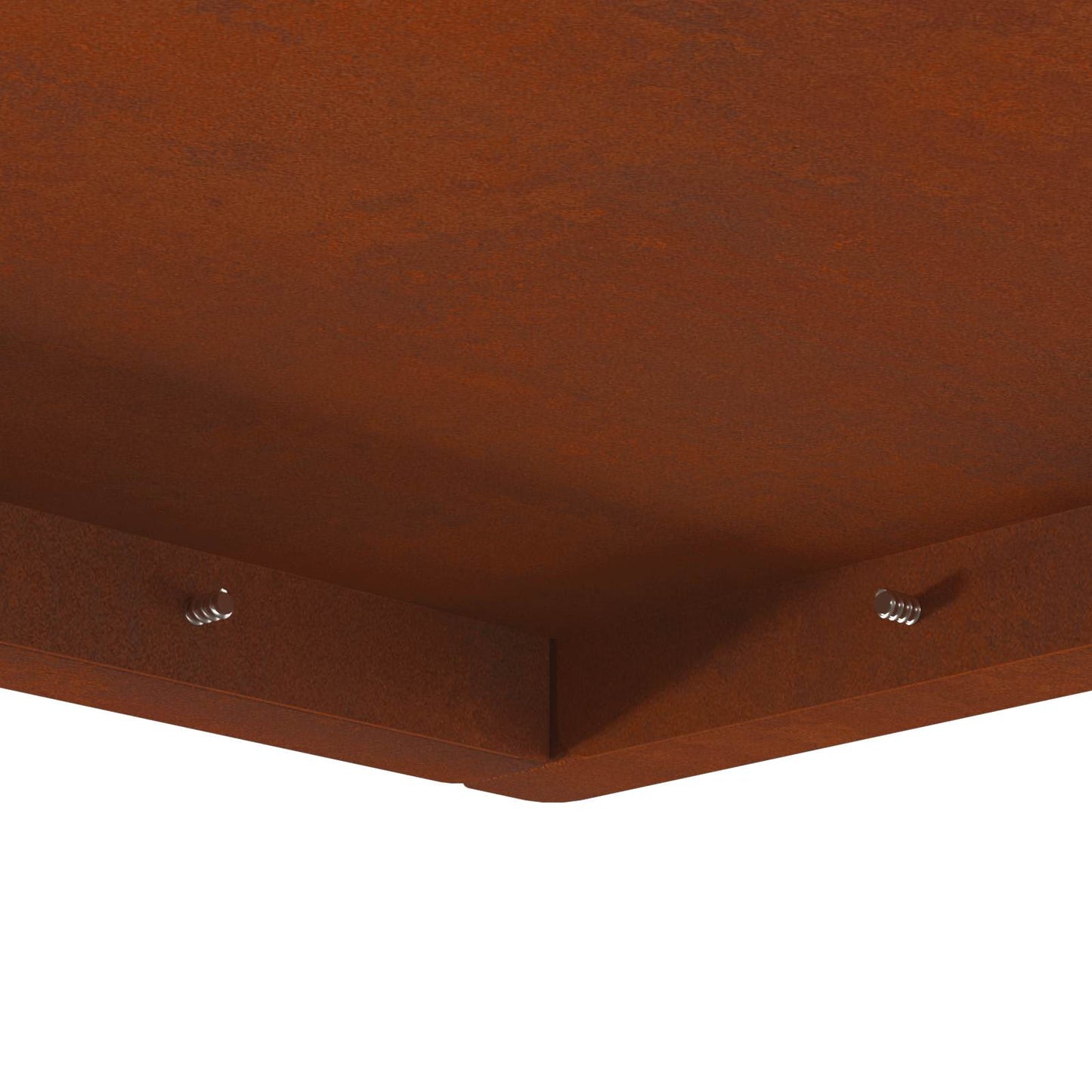 Braciere Braun 60 x 60 x 30 cm in acciaio resistente alle intemperie