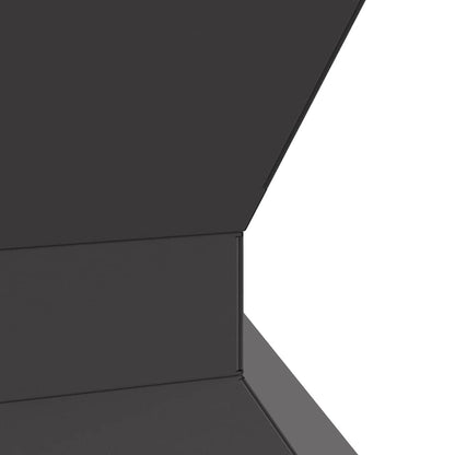 Feuerstelle Schwarz 50 x 50 x 40 cm Stahl