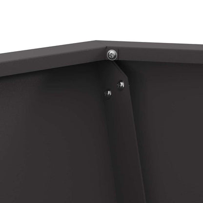 Feuerstelle Schwarz 50 x 50 x 40 cm Stahl