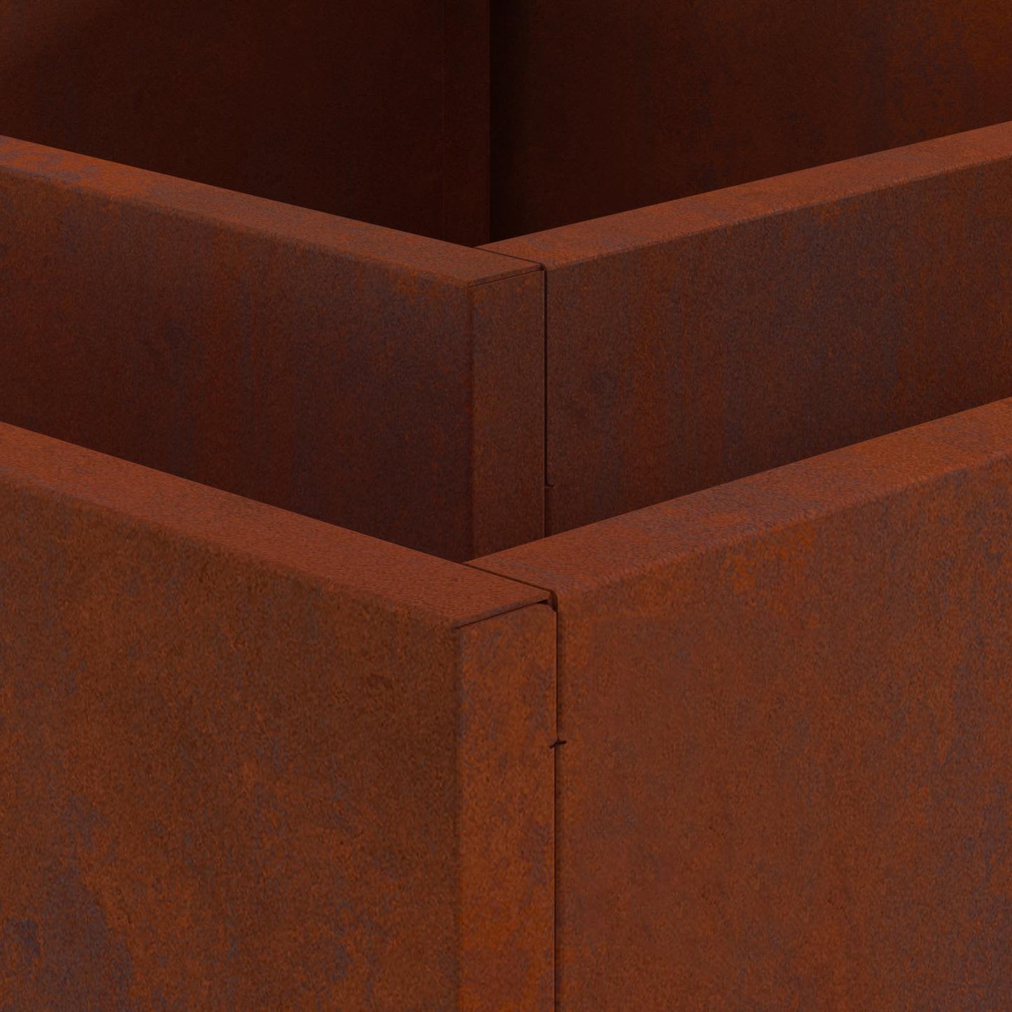 Braciere Braun 60 x 60 x 30 cm in acciaio resistente alle intemperie