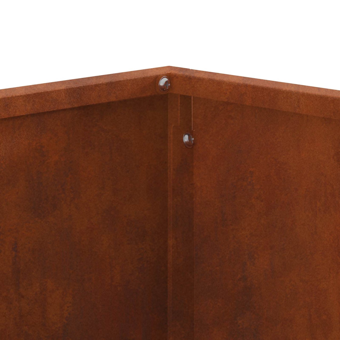 Braciere Braun 60 x 60 x 30 cm in acciaio invecchiato