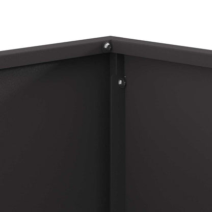 Feuerstelle Schwarz 80 x 80 x 40 cm Stahl