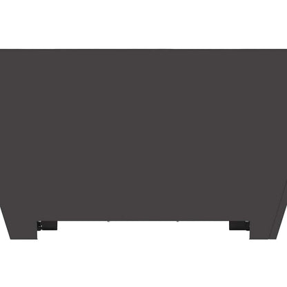 Feuerstelle Schwarz 80 x 80 x 40 cm Stahl