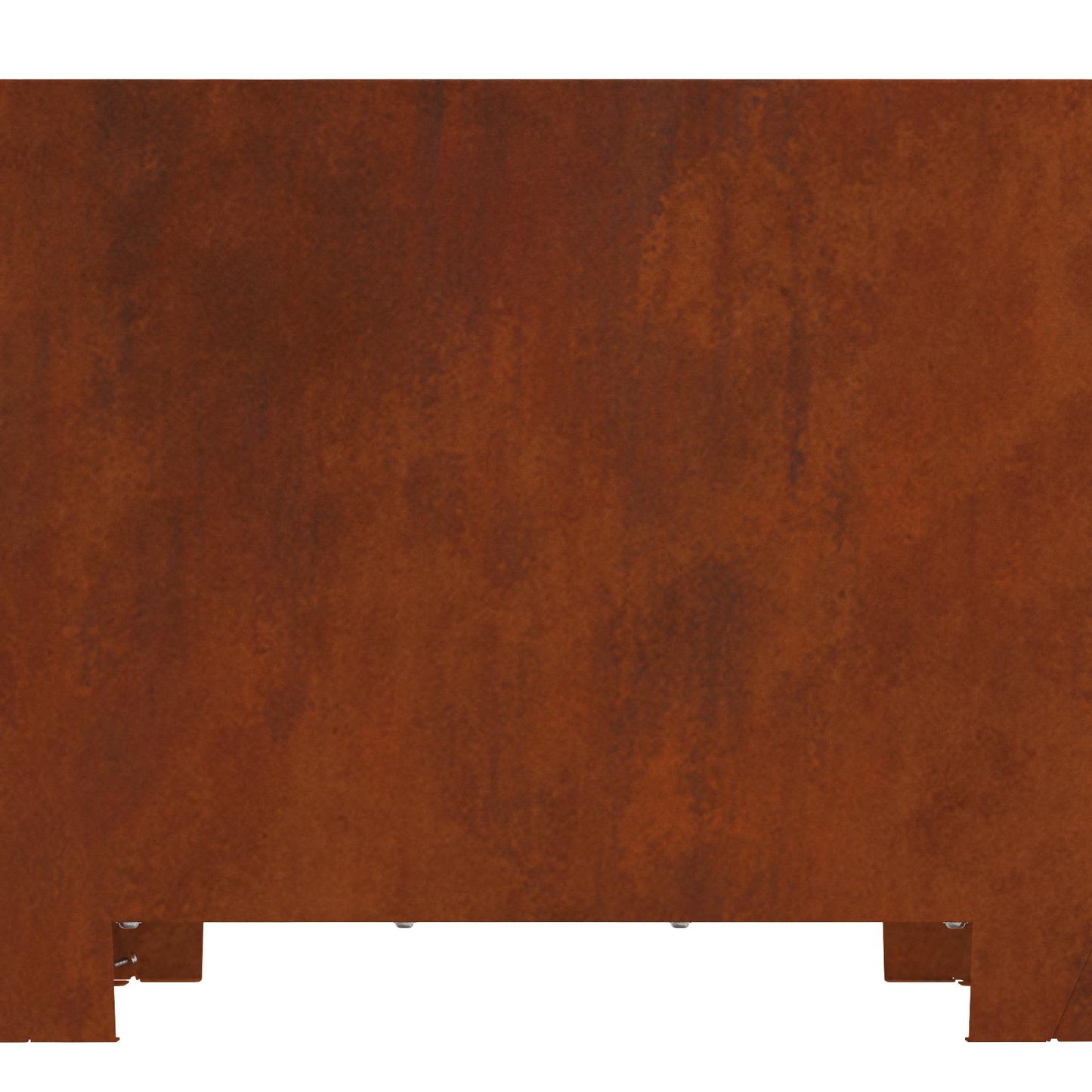 Feuerstelle Braun 80 x 80 x 40 cm Wetterfeststahl