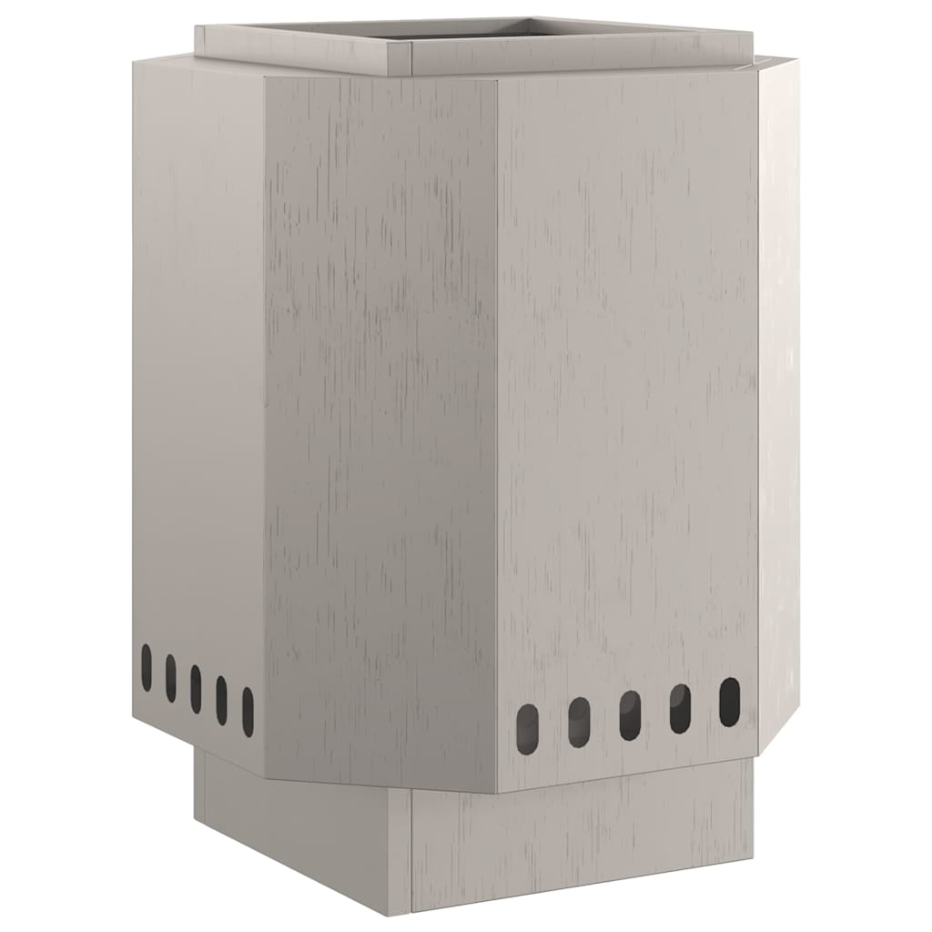 Rauchfreier Feuerkorb Braun 38 x 38 x 51 cm Stahl