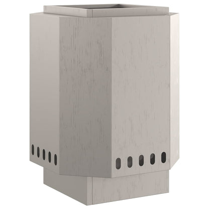 Rauchfreier Feuerkorb Braun 38 x 38 x 51 cm Stahl