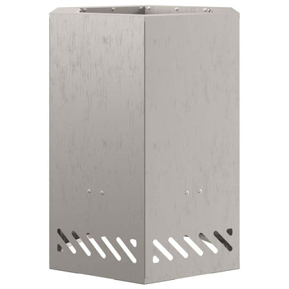 Rauchfreier Feuerkorb Braun 38 x 38 x 51 cm Stahl