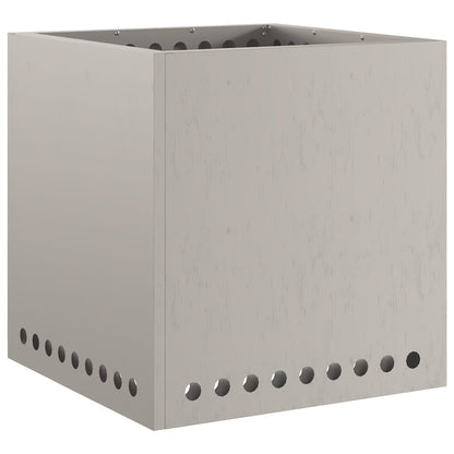 Rauchfreier Feuerkorb Braun 48 x 48 x 50 cm Stahl