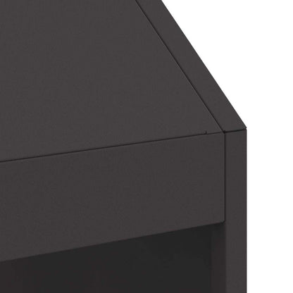 Feuerstelle Schwarz 50 x 50 x 100 cm Stahl