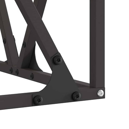 Feuerstelle Braun 50 x 50 x 35 cm Stahl